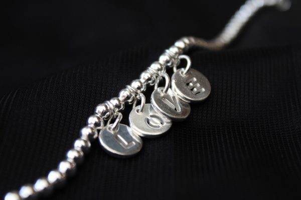 Silver LOVE Bracelet