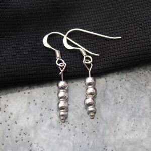 Sterling Silver Beaded Earrings